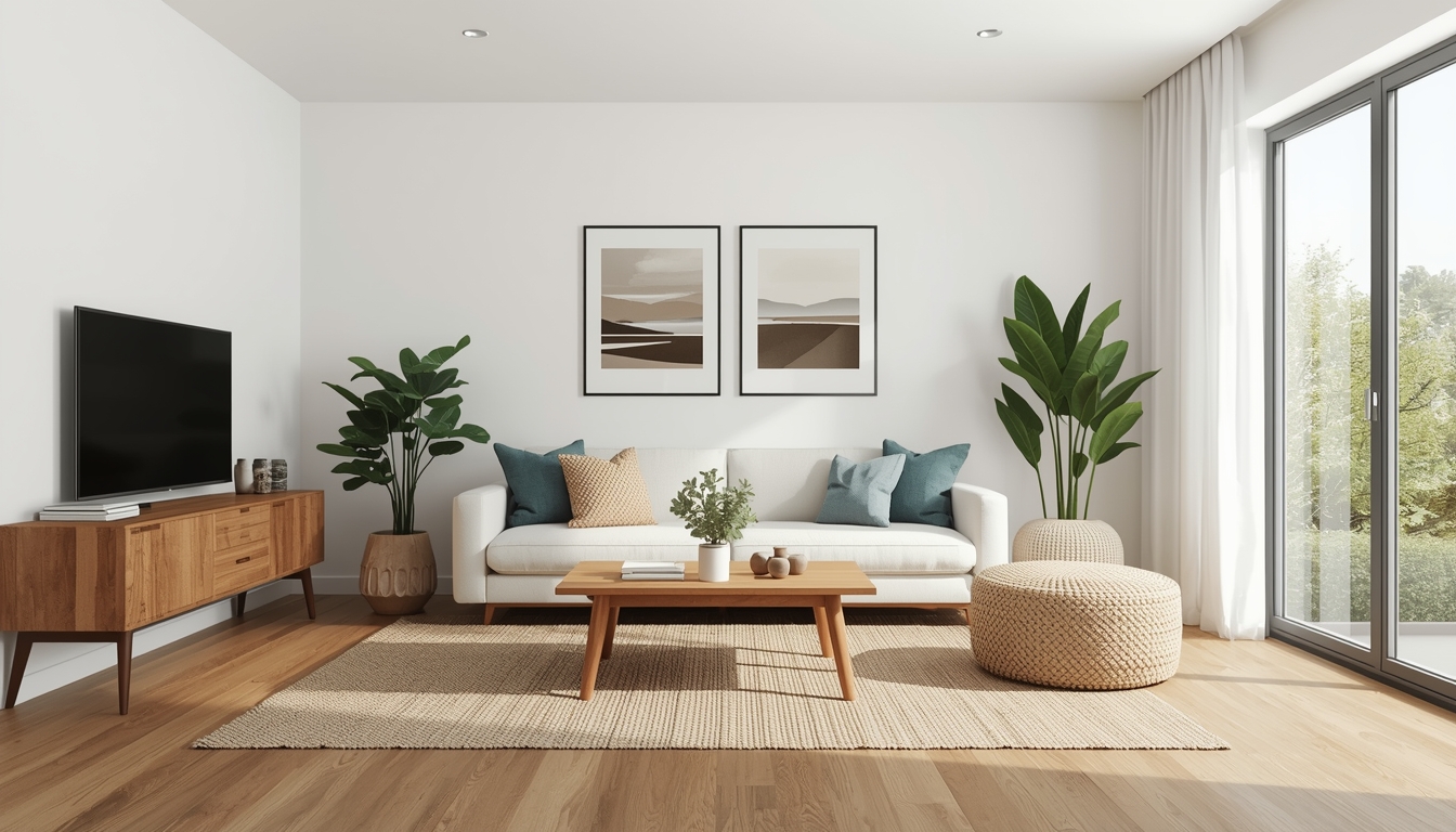 Full home organised with clear zones